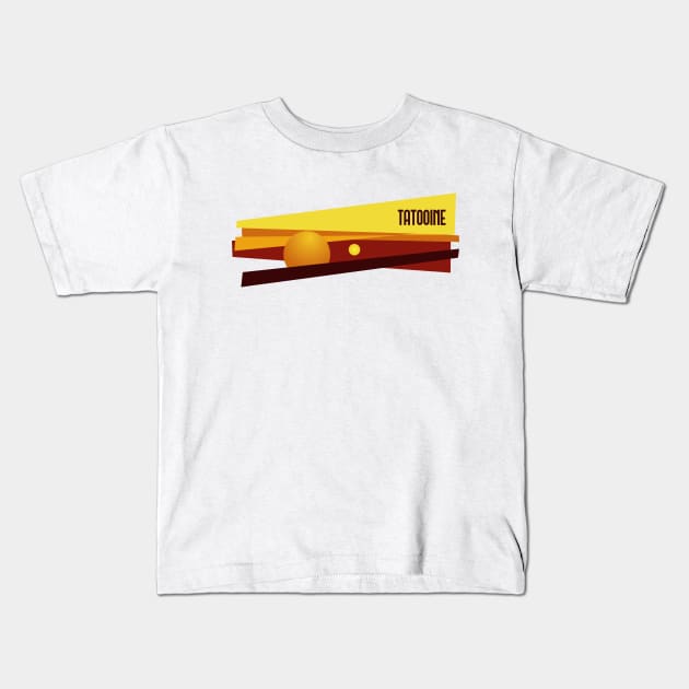 SUNSET Kids T-Shirt by YellowMadCat